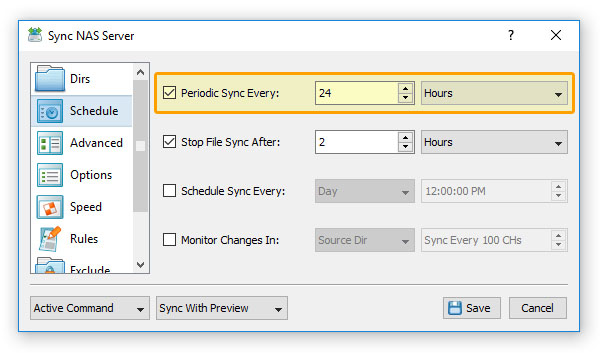 Periodic File Synchronization