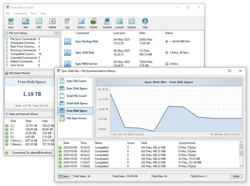 SyncBreeze GUI Application